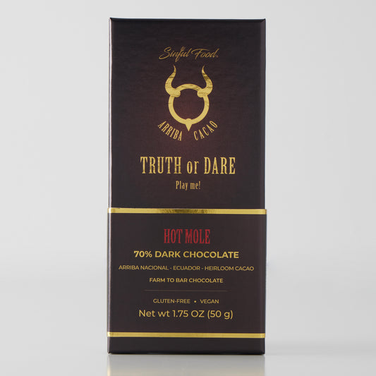 Hot Mole' 70% Dark Chocolate 1.75oz. (50 g)