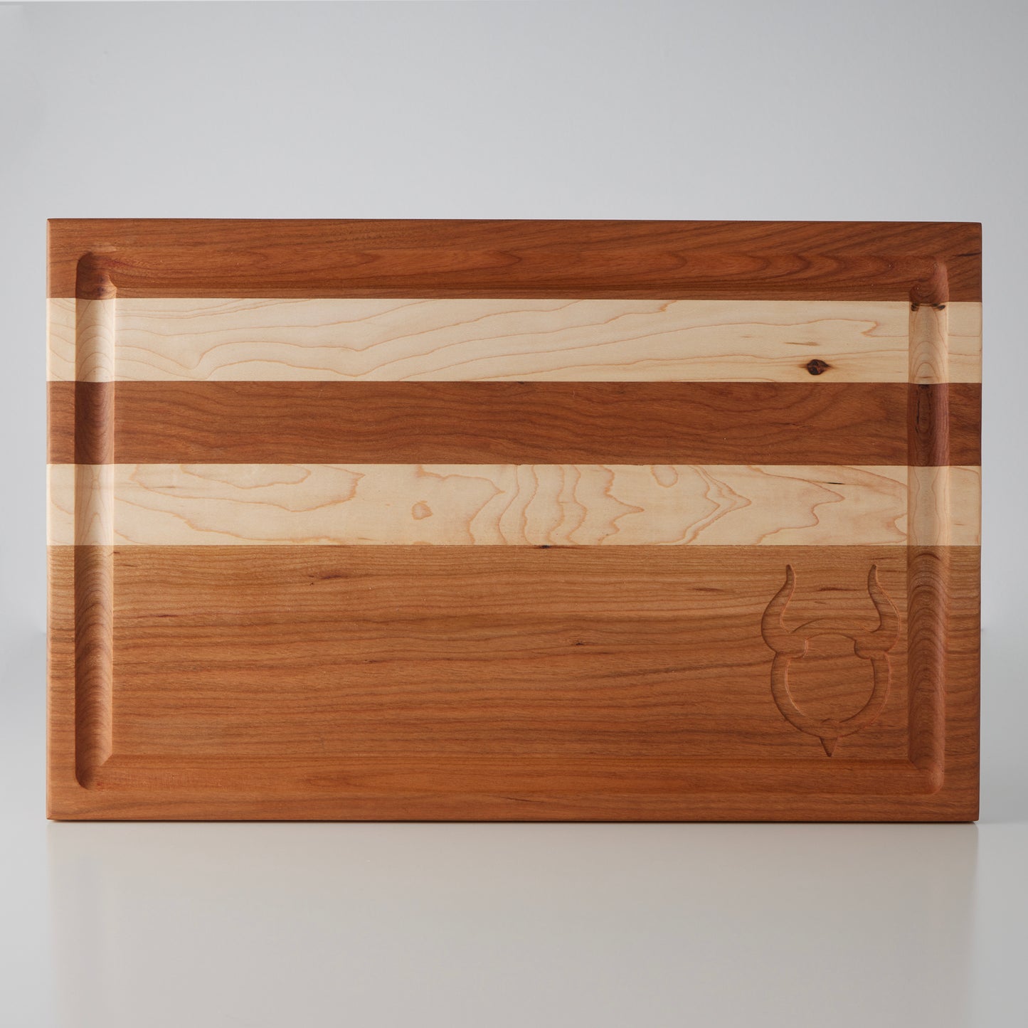 Cherry and Maple Cutting Board 11" x 17" x 7/8"