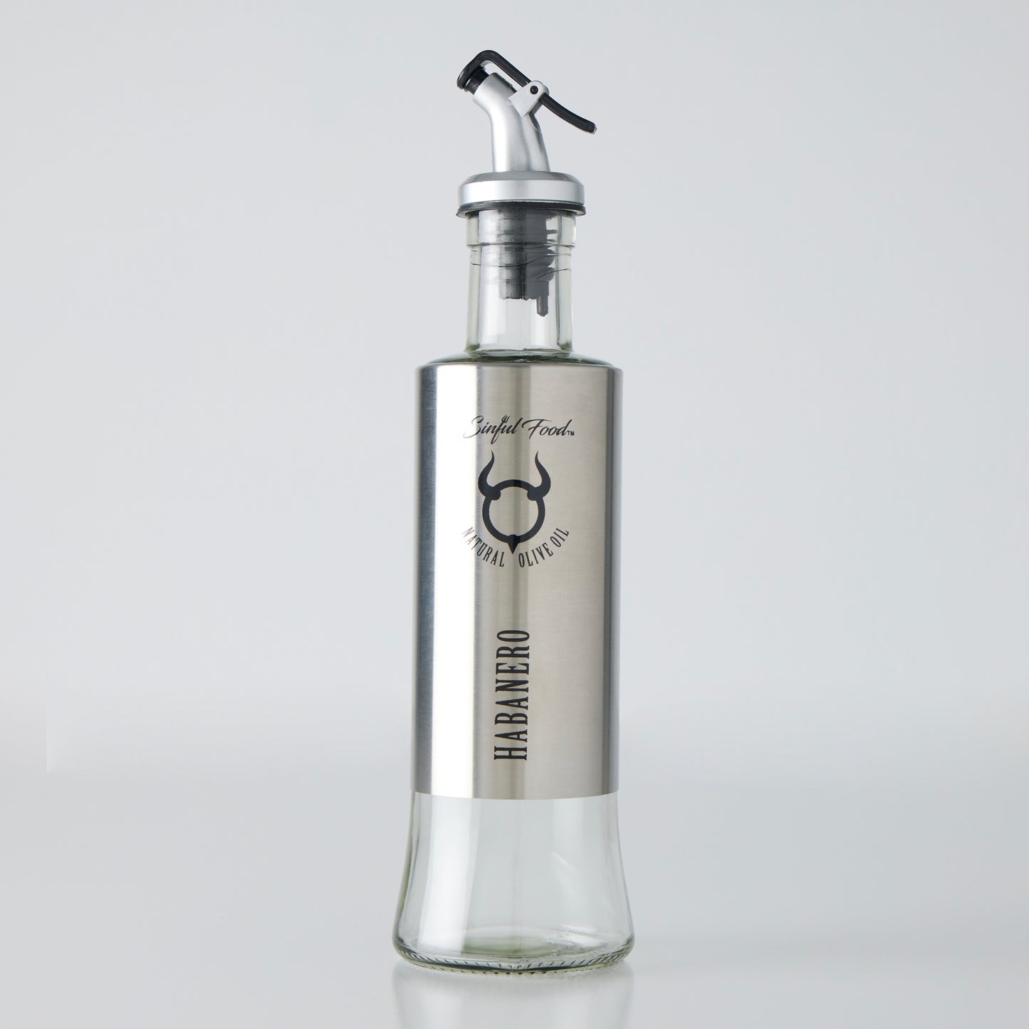 A Habaner Olive Oil Bottle.