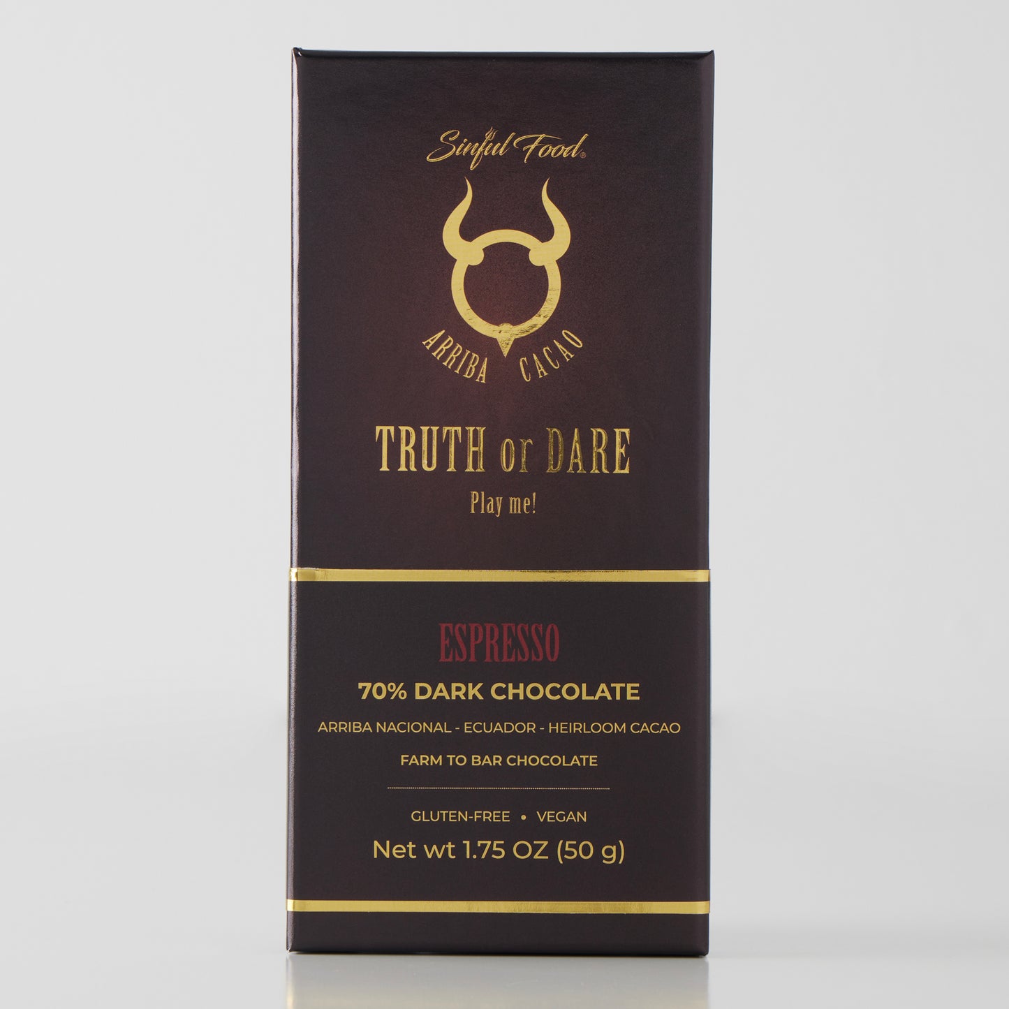 Espresso 70% Dark Chocolate 1.75oz. (50 g)