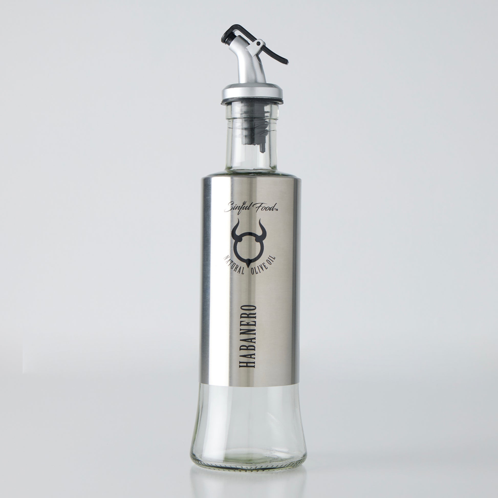 A Habaner Olive Oil Bottle.