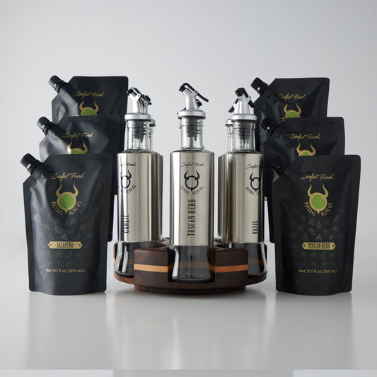 "Spin the Bottle" Olive Oil Collection