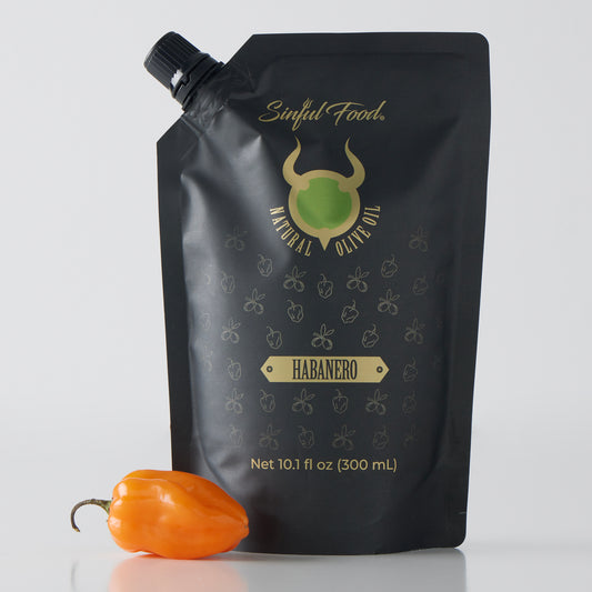 A Habanero Olive Oil Refill.
